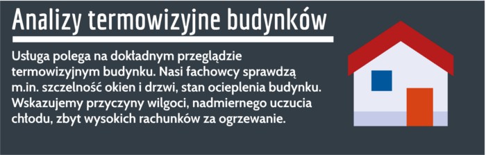 Badanie kamera termowizyjna Sokołów Małopolski 