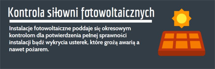 Kontrola fotowoltaiki Wojkowice 