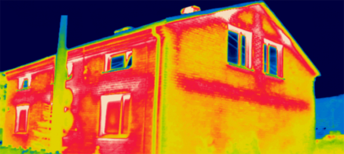 pomiary termowizyjne budynku Złoty Stok 