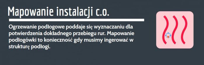 Wyciek z podłogówki lokalizacja Głogów Małopolski 